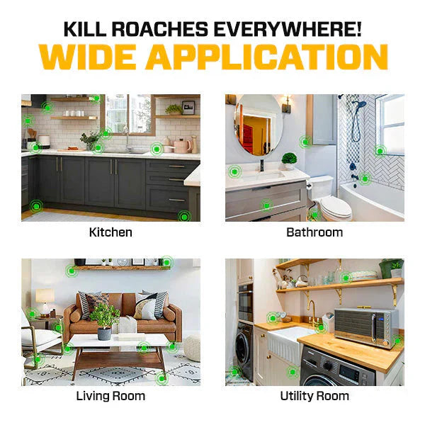 RoachShield Natural Gel – Safe & Powerful Cockroach Killer for Kitchens, Bathrooms & Cabinets